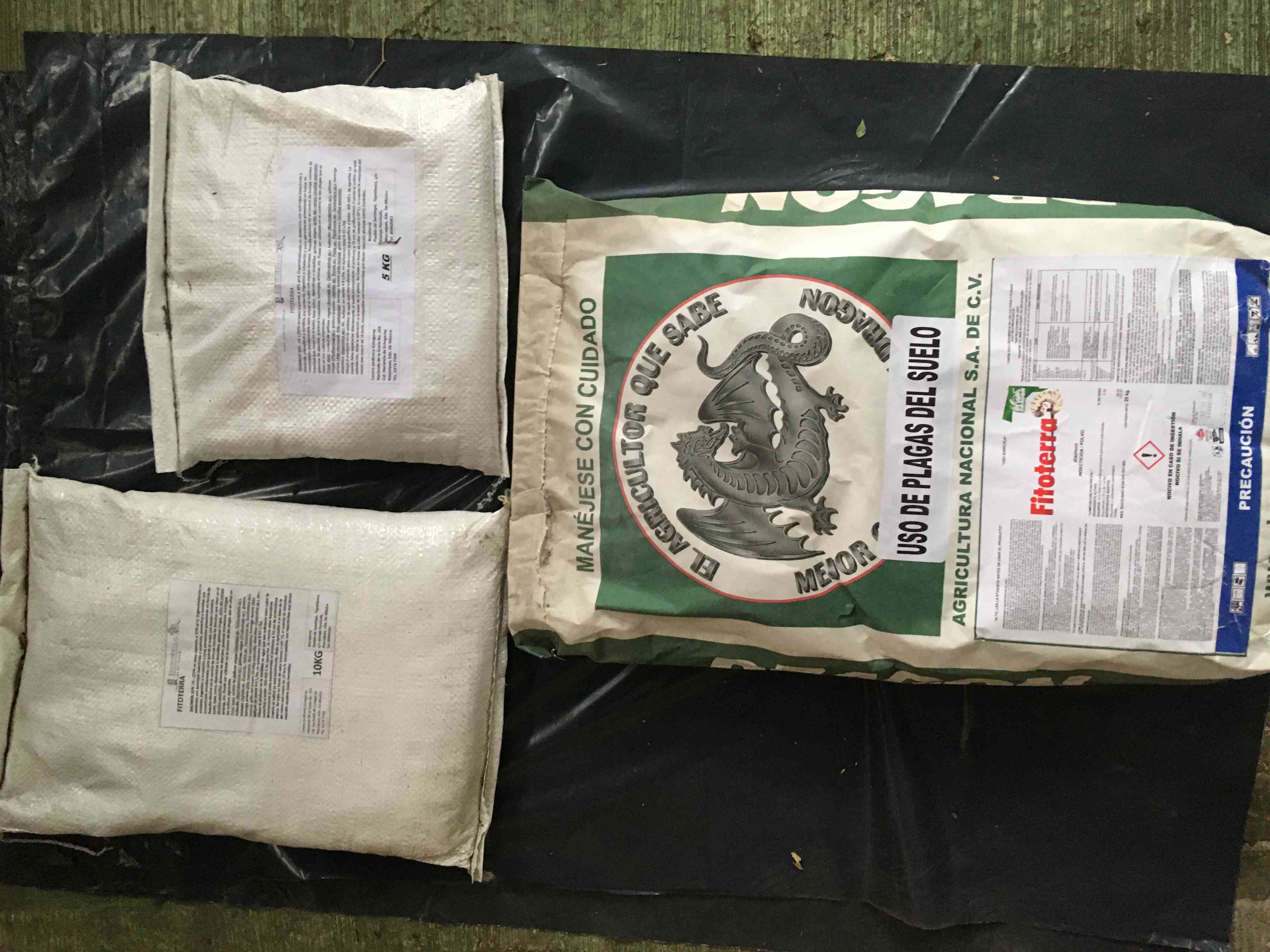 Presentaciones de 5 , 10 y 25 KG